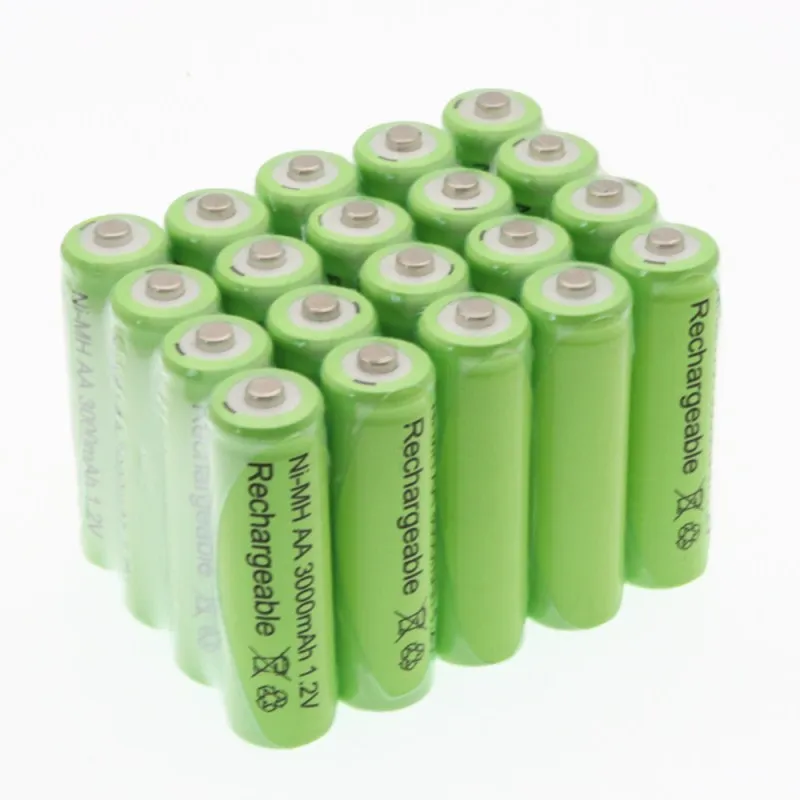 4/8/12/16/20 Штук АА перезаряжаемая батарея 3000 mah 1,2 V щелочные батареи AA аккумулятор для светодиодная световая игрушка mp3