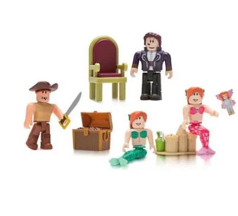 Us 62 19 Offroblox Game Figure Set Chraracters Toys Mystery Box Prison Life Police Mermaid Roblox Champions Figure Buidling Block Oyuncak In - 