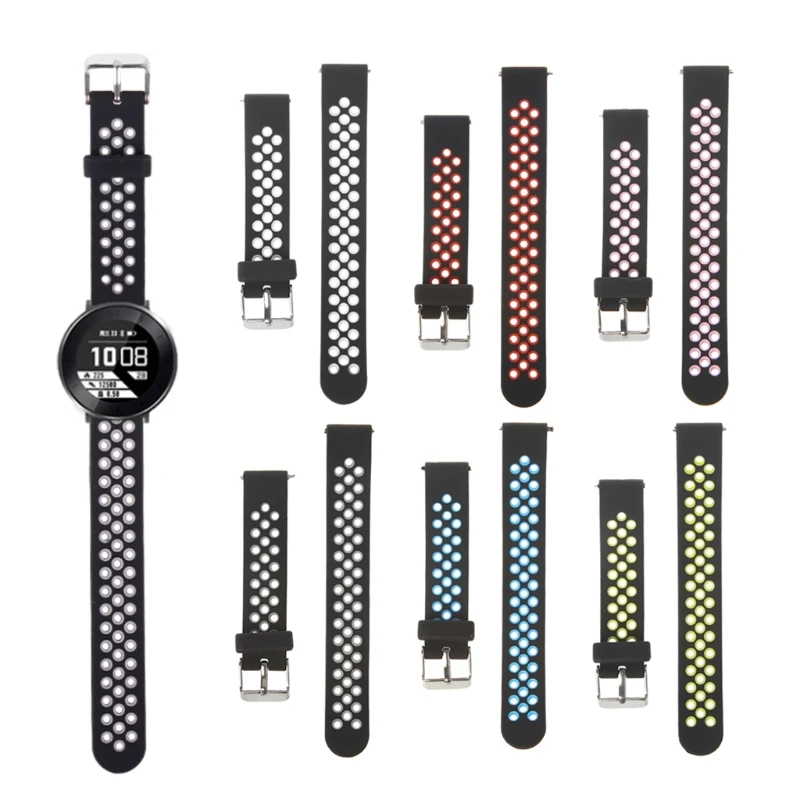 

Free delivery Silicone Wrist Band Clasp Strap Replacement For 16mm Width Smart Watch Bracelet