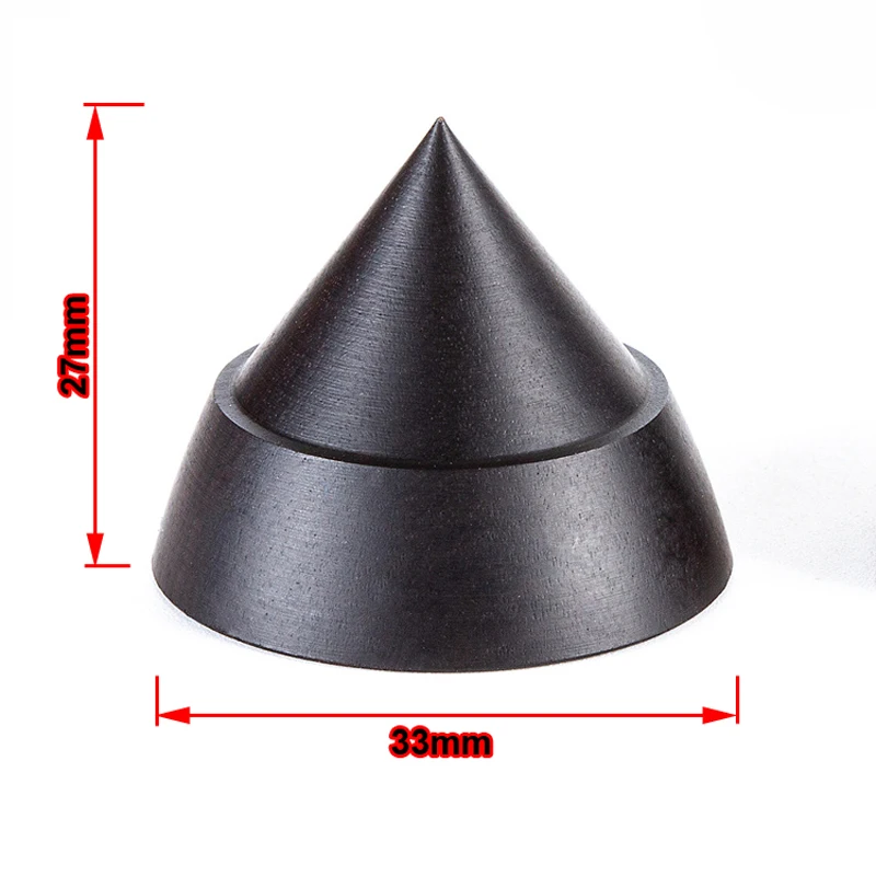 33 мм Ebony Wood Speaker Spike Pad громкий динамик коробка усилителя ударопрочная подставка