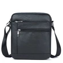 Sac à bandoulière en cuir véritable pour hommes, petit Ipad, sac à rabat naturel, sacoche