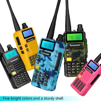 

Quansheng UV-R50 Walkie Talkie VHF UHF Dual Band Long Range UVR50 Communicator Portable Two Way Radio UV R50 5W FM Transceiver