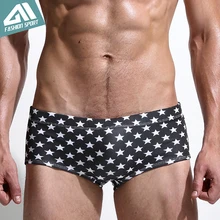 Новая мужская одежда для плавания с низким квадратным вырезом, мужские шорты для плавания, спортивный купальник для серфинга с принтом звезды, купальный костюм, летние шорты для плавания, SY03