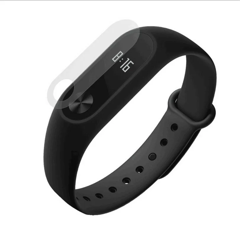 Силиконовый ремешок Браслет и 2 шт. 0,1 мм HD защитная пленка для Xiaomi Miband2 Pulseira Aug11 Профессиональный Прямая доставка