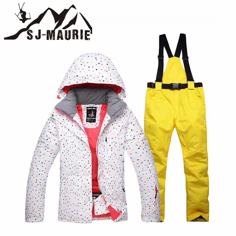 

Women Snowboard Ski Suits For Women Winter Waterproof Windproof Jacket Pants Set Snow Costumes Suit Hiking Skiing Outdoor Wear .