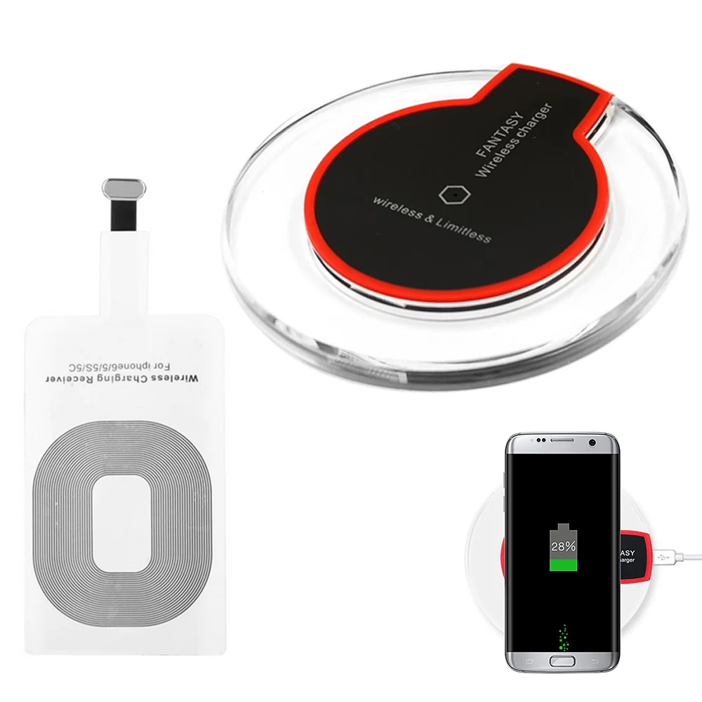 Besegad Qi Wireless Charger Charging Power Pad Stand Ultra