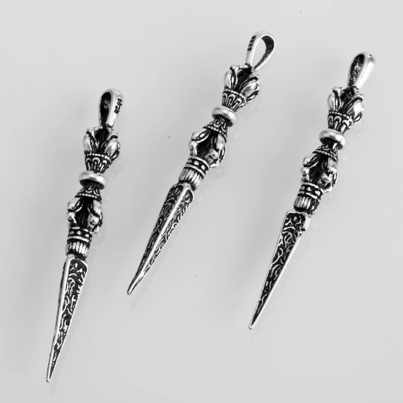

Stainless Steel Buddhist Vajry Pestle spiritual Pendant Prayer Amulet Pendant for Necklace Fashion Charms DIY Jewelry Making