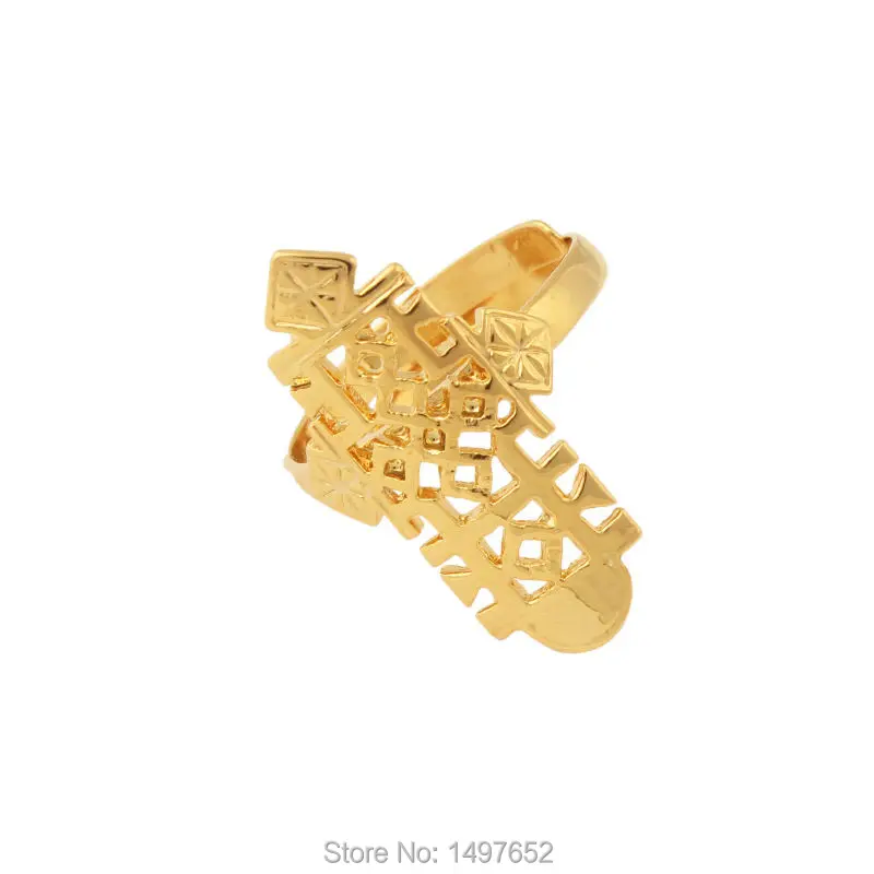Новое поступление Эфиопский Ювелирные наборы модные Jewelry18k золото Цвет крест Наборы для ухода за кожей в африканском стиле Свадебные Ювелирные наборы