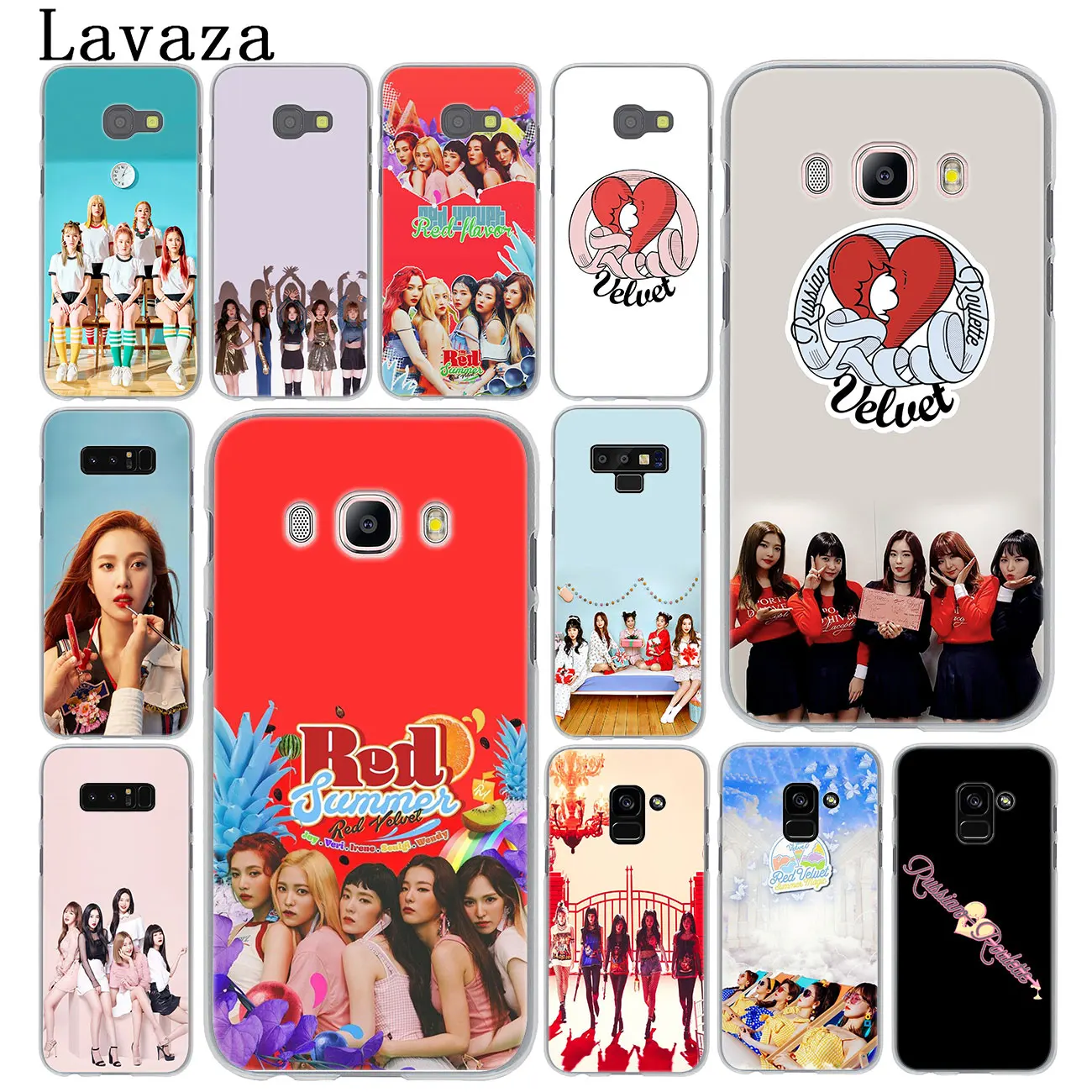 

Lavaza Red Velvet music kpop Phone Case for Samsung Galaxy A9 A8 A7 A6 Plus 2018 A5 A3 2017 2016 2015 Note 9 8 A8Plus Cover