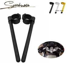 Универсальный Мотоцикла С ЧПУ 37 мм Клип На Ons Handlebars Ручка Бар Для HONDA CBR600F VF700/VFR750 KAWASAKI Ninja 250R SUZUKI GS500