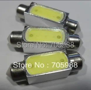 

WHITE 36mm  (can choose 39mm)Festoon high power led 3w modified car reading roof lamp led lighting ceiling lamp internal festoon