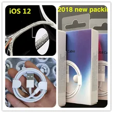10 шт. новая упаковка Высокое качество OD 3,0 мм 1 м/3 фута USB кабель для синхронизации данных и зарядки для iPhone x 7 8 plus 6s 5S в металлической оплетке