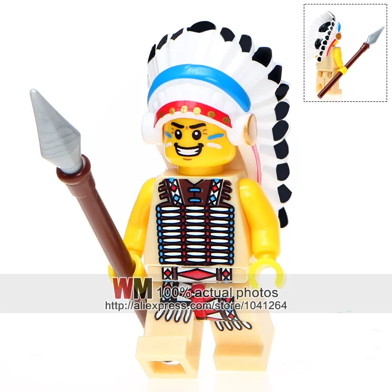 

Single Sale XH642 Chief Aborigines Quest Action Building Blocks Bricks Dolls Kids Toys Hobbies X0163 Drop Shipping