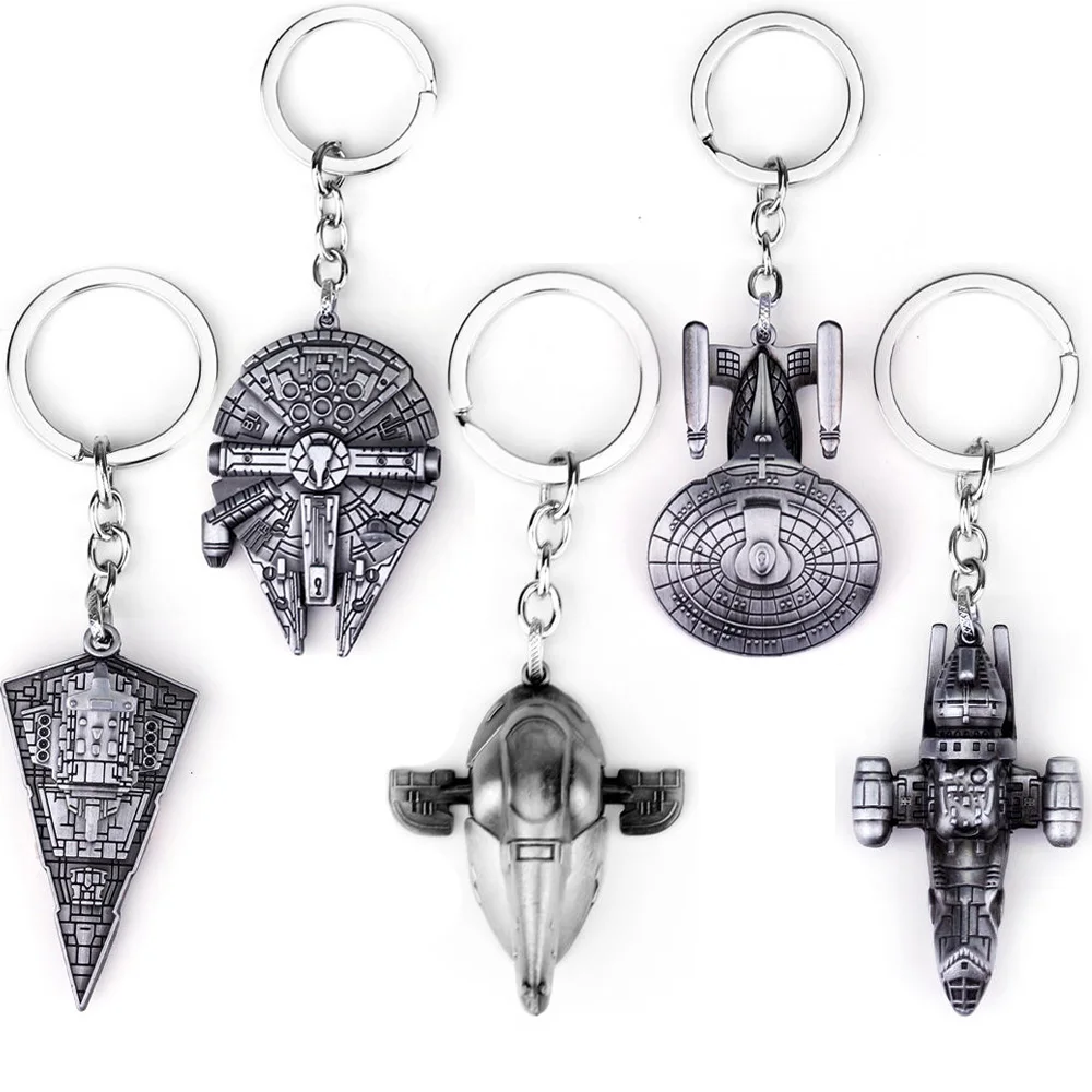 

Movie Star Wars Spaceship Spacecraft Keychain Darth Vader Robot R2D2 C-3PO Helmet Keyring Key Chains Jewelry Men Gifts Cosplay