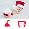 Accesorios de fotografía de punto de ganchillo para bebé recién nacido, sombrero hecho a mano de elfo de Santa Claus, pantalones cortos, disfraz, regalo para Baby Shower ► Foto 3/6