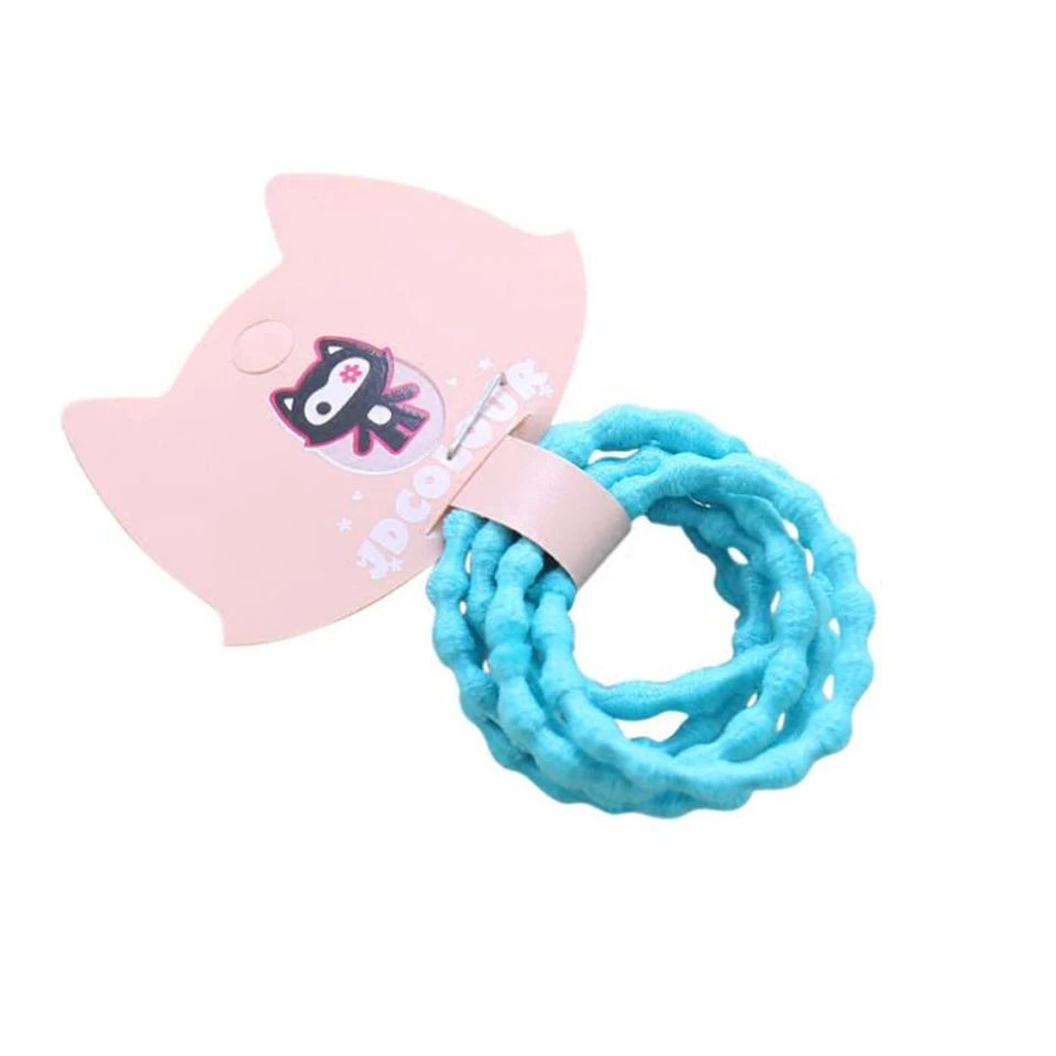 

100pcs/lot Multi Colors Tot Girls' Ouchless Elastic Hair Ties No metal Mini Hair Holders Hair Accessories Assorted Colors HT081