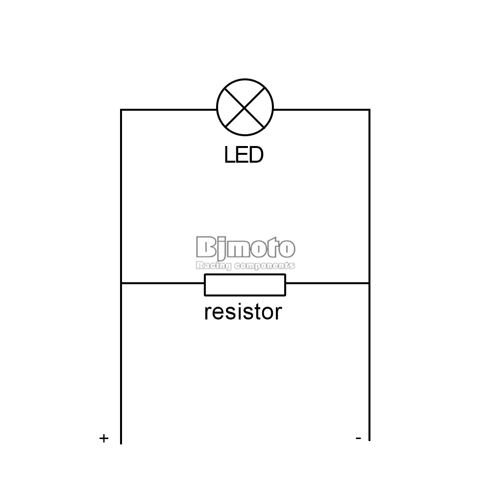 Universal Motorcycle LED Turn Signal Indicator Load Resistor Decoder Solve Blinker Error (9)