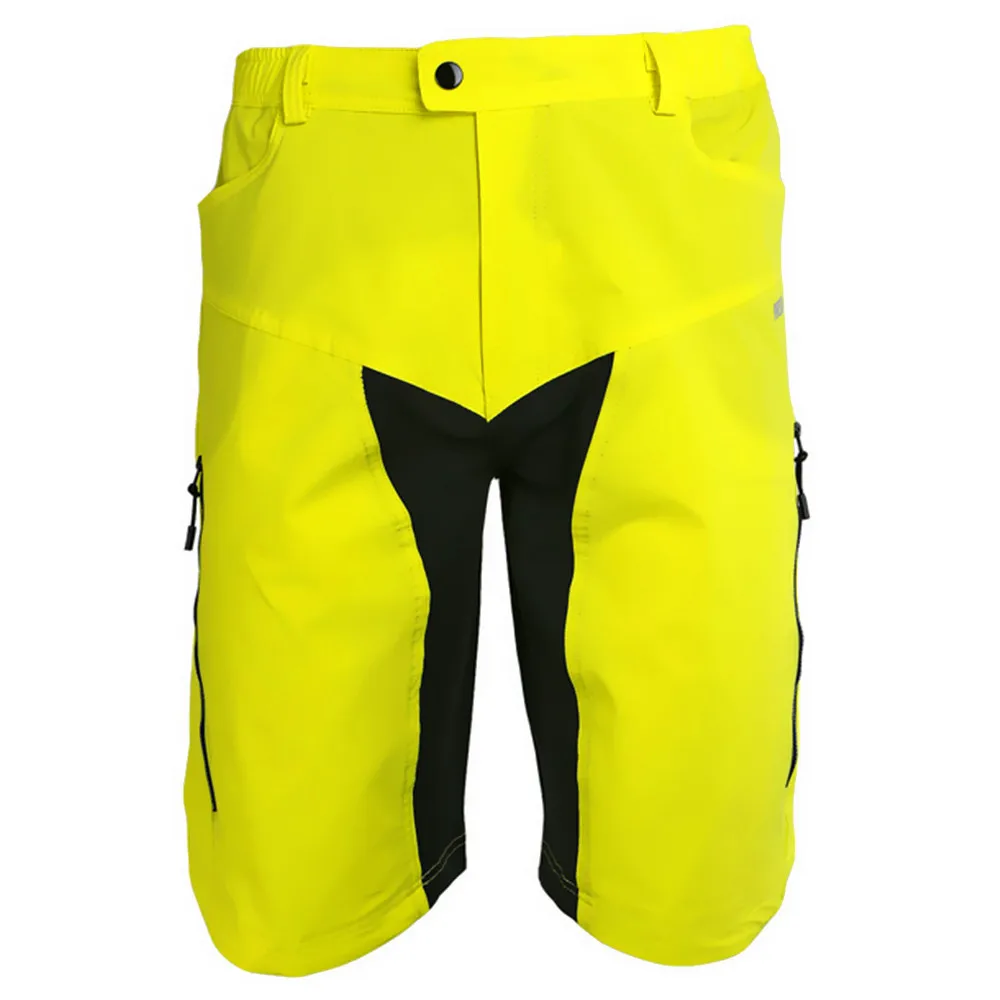 Cuzaekii, мужские летние велосипедные шорты, для горного велосипеда, для езды на велосипеде, для гонок, быстросохнущие, эластичные, для спорта на открытом воздухе, одежда - Цвет: yellow shorts