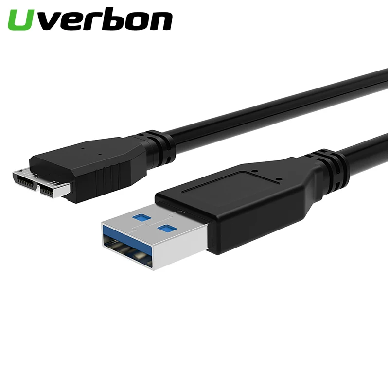 

USB 3.0 Type A to Micro B Cable Fast USB3.0 Data Sync Cable Cord for External Hard Drive Disk HDD Samsung S5