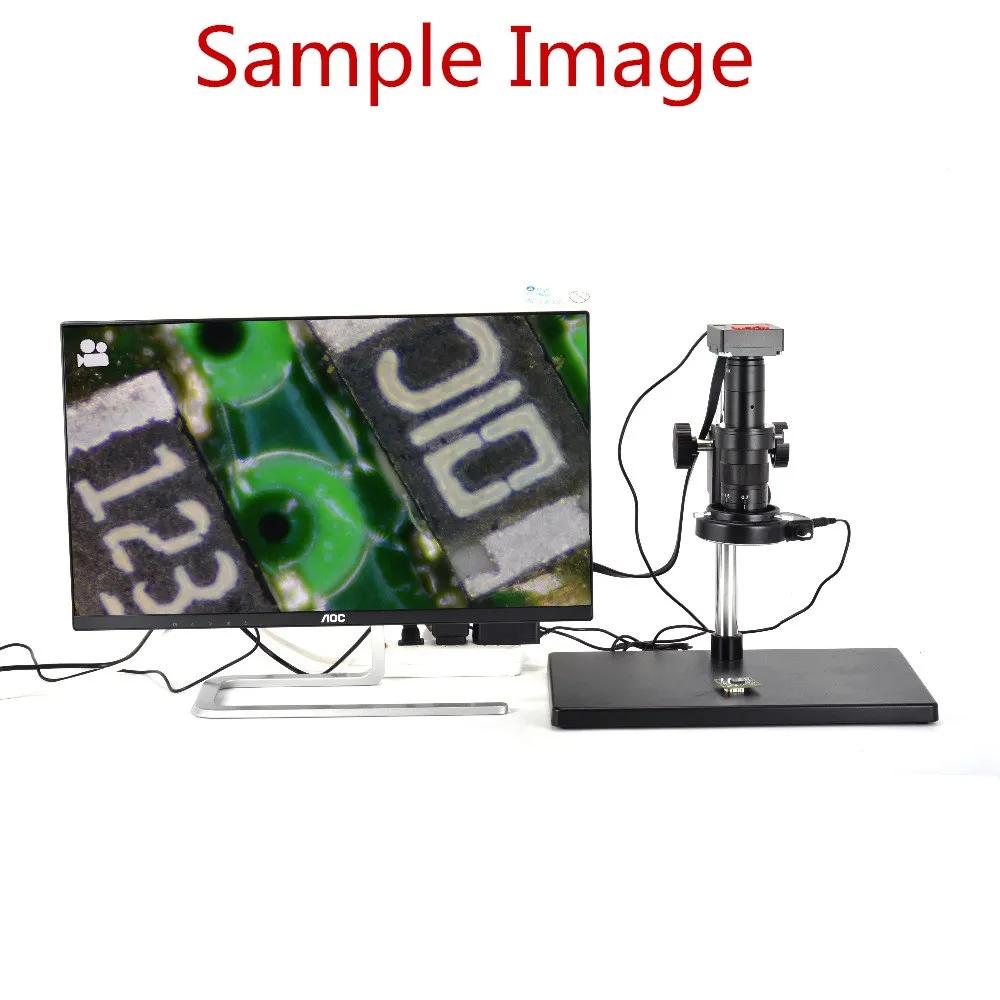 Цифровой промышленный видеомикроскоп 16 Мп HDMI usb 1080P|microscope camera|inspection microscopemicroscope set |