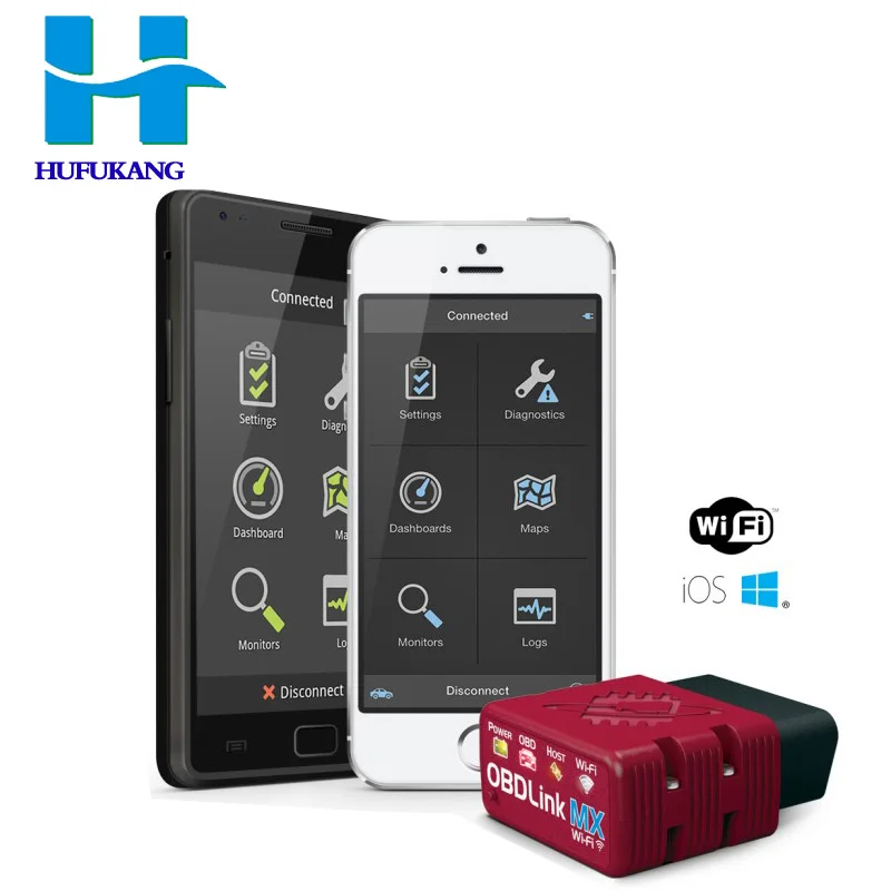 

OBDLink MX Wi-Fi Scan Tool auto diagnostic tool work on Apple/iOS android phone ,windows pc tablet mobile