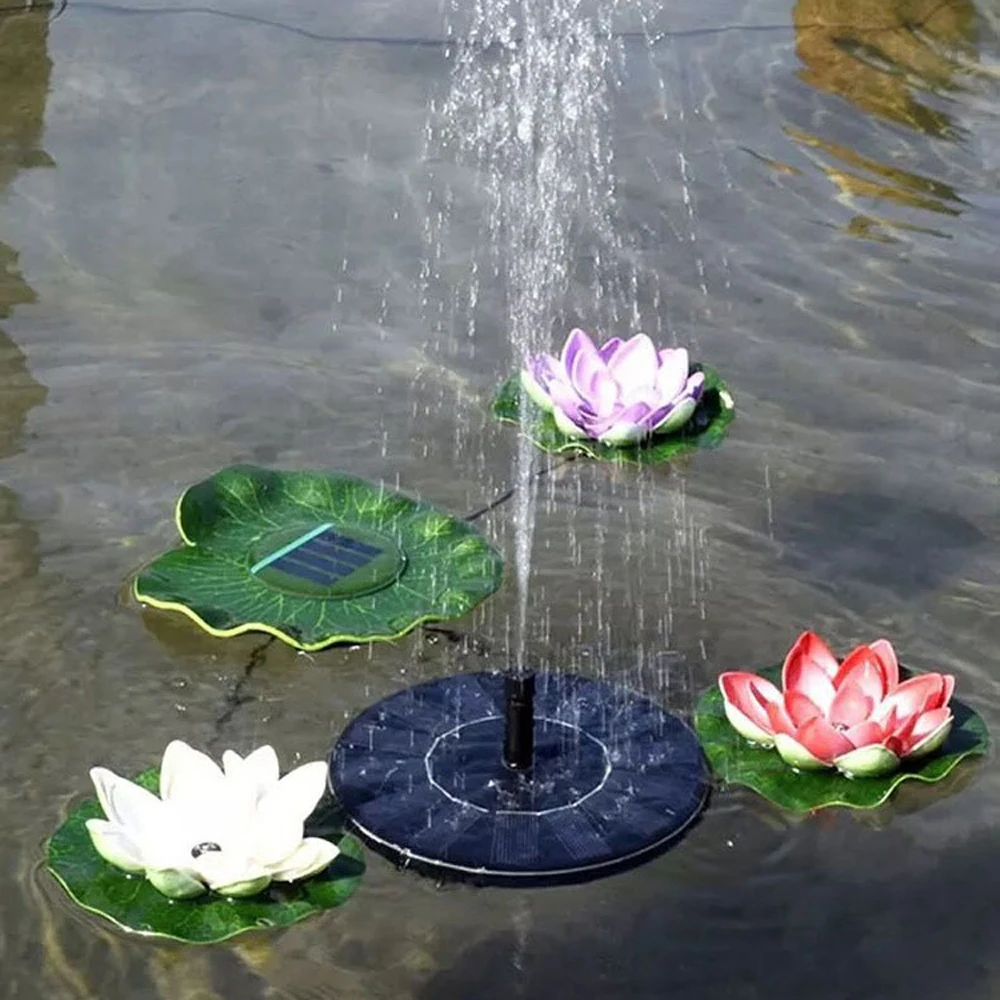 

7V 1.4W Solar Power Fountain Pump Energy-saving Plants Watering Kit For Bird Bath Garden Yard Pond
