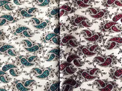 Бандана цветок винтажная ткань Ретро стиль ткань для кимоно ткань бязь напечатанная хлопковая ткань для DIY сумка 1 заказ = 1 метр