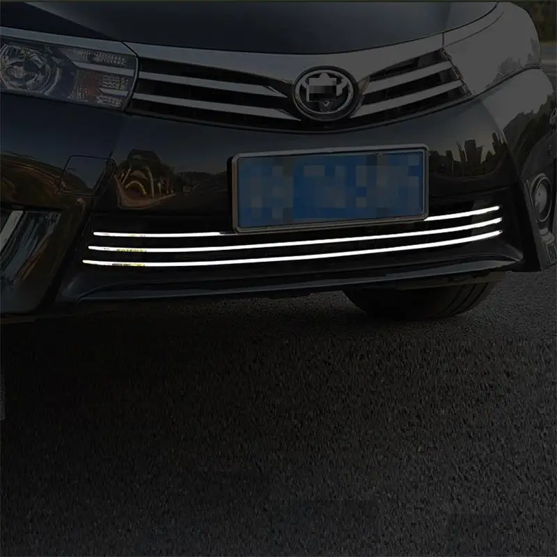 

Car Grille Exterior Promote Modified Automovil Automobile Sticker Strip Accessories Protecter 14 15 16 17 18 FOR Toyota Levin