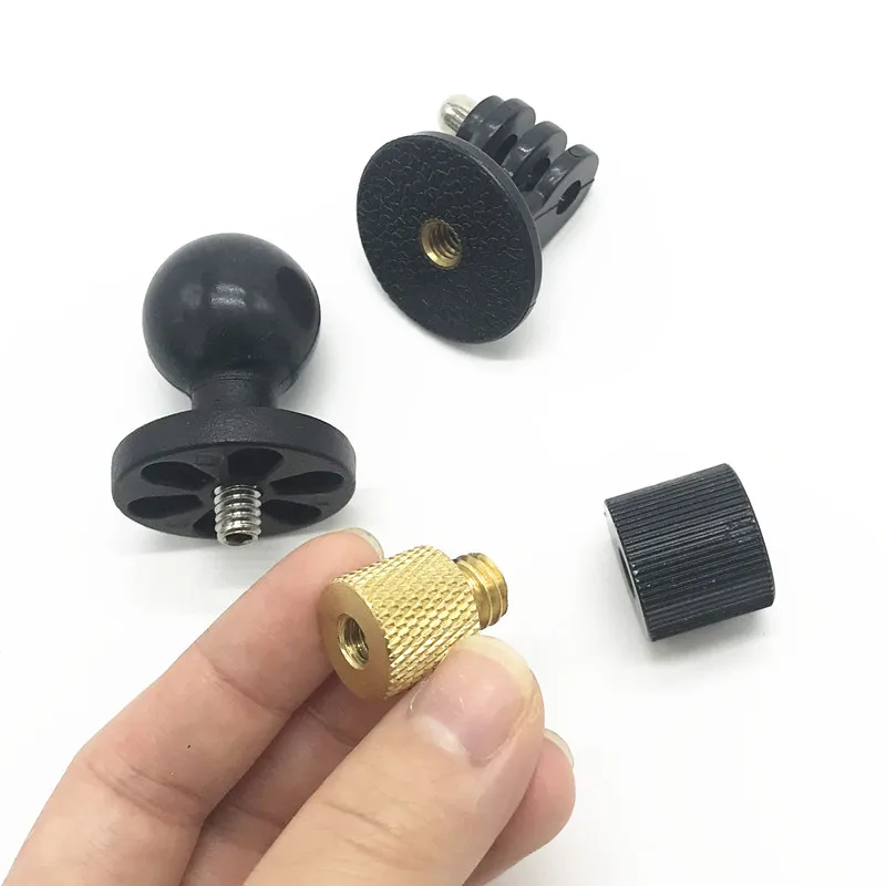Двойной 1 дюймовый шаровой адаптер 1/4 '' 20/3/8'' 16 Штекерная камера для ОЗУ