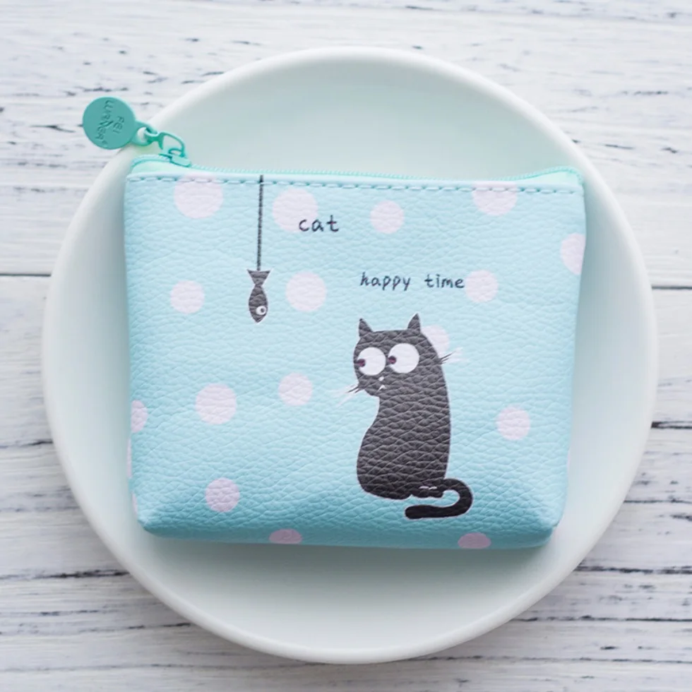 

2018 Brand New Children's Zipper Coin Purse Wallet Girls Cartoon Wallet Women Small Purse PU Leather Wallet Female #I