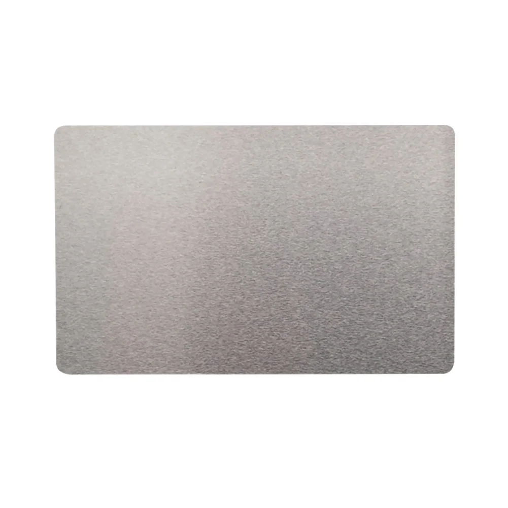 

100Pcs Identity Engraved Blank Card Marking Business Visiting Name Aluminium Alloy Smooth Non-toxic Rustproof Flat Parts