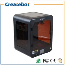 2016 Desktop 3D Printer Small Machine Single Extruder Createbot MINI 3D Printer with Heatbed and Touchscreen kit 1 filament free