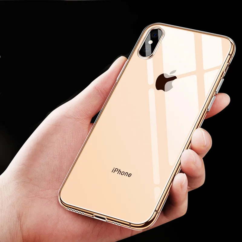 

LOLEDE Case For iPhone X Xs Max Xr 6 6s 7 8 8Plus Phone Protective Case Clear Transparent Luxury TPU Silicone Cover Shell Bag