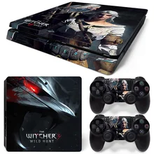 Envío de la gota libre de the witcher 3 wild hunt para ps4 playstation 4 wrap etiqueta piel cubierta delgada tn-p4slim-1134