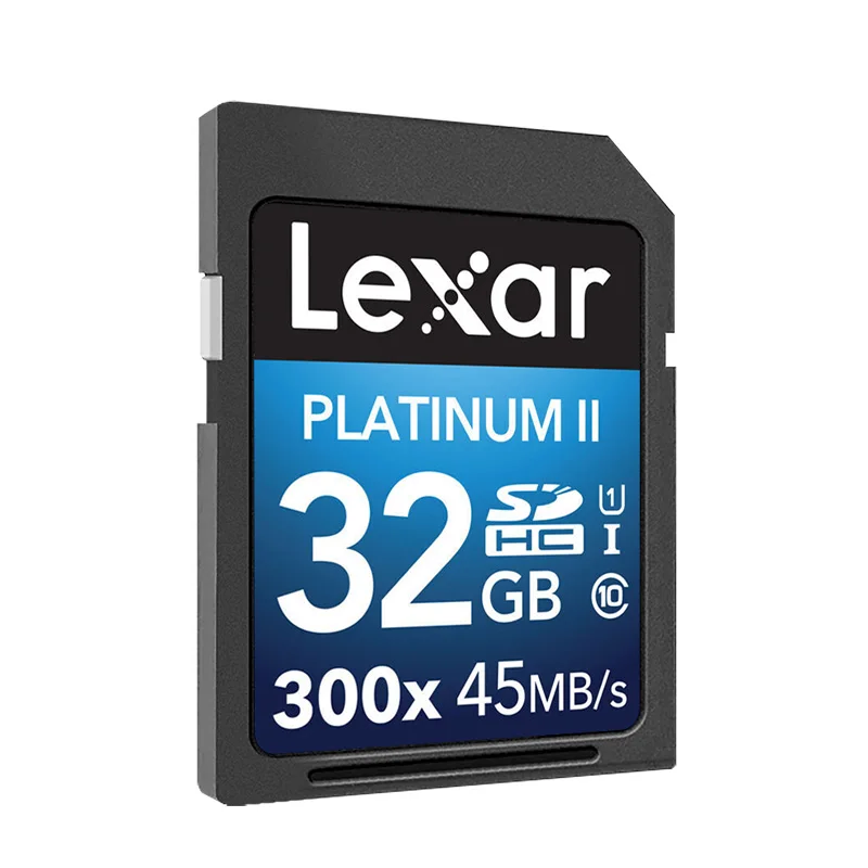 100 Original Lexar Flash SD Card 300x 16GB 32GB SDHC 45MB s cartao de memoria Class 3