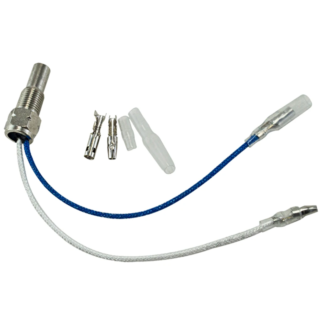 2 Pcs Car 1/8 NPT Oil Water Temperature Temp Gauge Corrosion Resistance  2 Wire Sensor Auto Replacement Parts