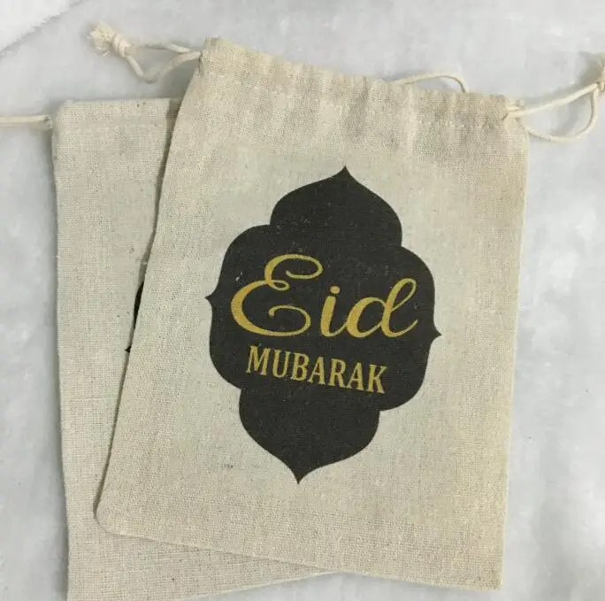 Индивидуальные свадебные сумки Eid mubarak сумочки для сувениров набор выживания