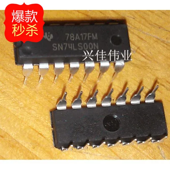 10PCS New SN74LS00N HD74LS00P 74LS00 DIP14 2 inputs four NAND gate | Обустройство дома