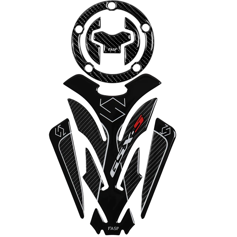 

5D Carbon Fiber Motorcycle Fuel Tank Pad Decals Gas Cap Sticker For SUZUKI GSXR250 GSX250R DL250 DL650 DL1000 GSX-S1000 18
