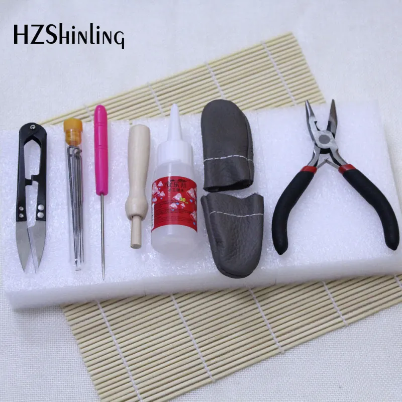 17 pcs/set Needle Felting Tools Felt Kit with Needle Craft Kit Mat Awl Wool Felting Accessories Tools Craft Handmade
