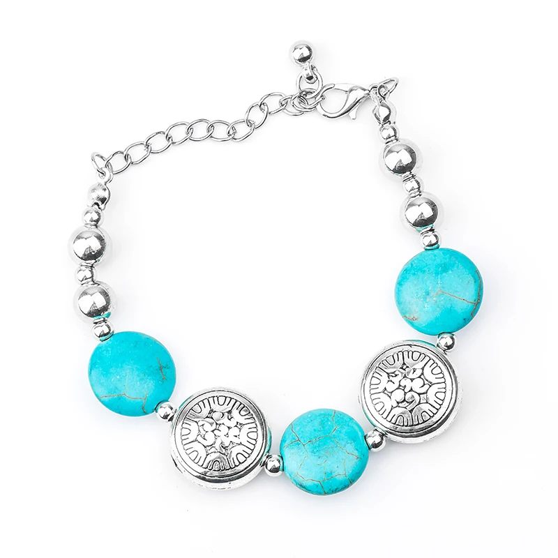 

H:HYDE Amazing design jewelry Bohemia stylish shiny Natural Stone Beads charming Bracelet Handmade Accessories