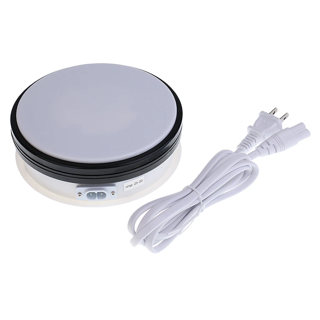Electricity Powered Rotating Jewellery Ring Watch Display Stand Holder Turntable for Retail