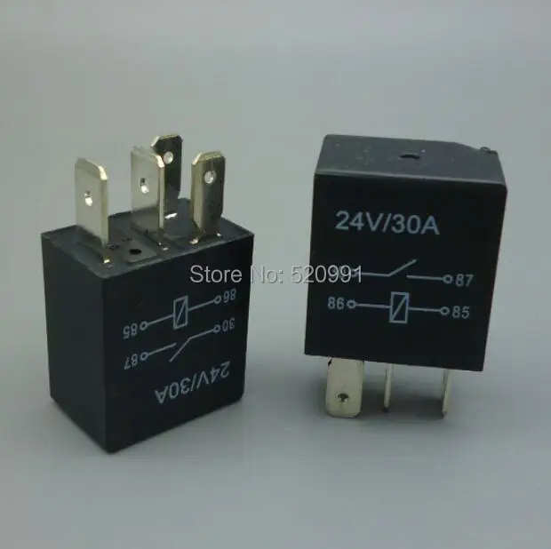 Automotive Relay shhworldsea 1pcs auto relay 12v 30A 5P/ 12V 30A 4P /24V 4PIN /24V 5PIN