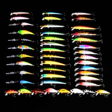 YUZI 43 PCS Mixed Fishing Lure Hard Bait Lures Fishing Bait Treble Hooks Sinking Crankbait Fishing Tackle YUZI 43 PCS Mixed Fishing Lure Hard Bait Lures Fishing Bait Treble Hooks Sinking Crankbait Fishing Tackle