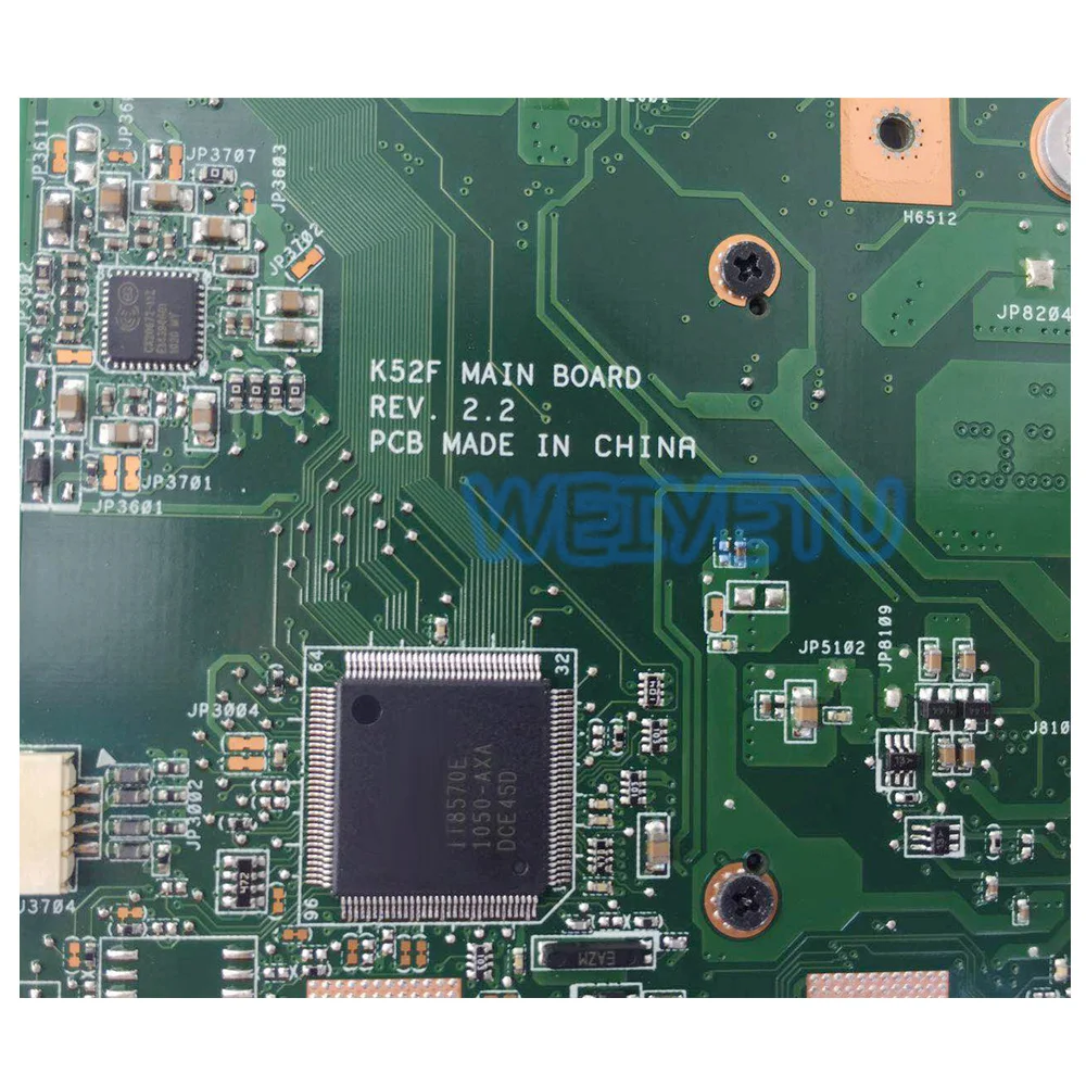 K52F материнская плата Rev 1 0/Rev2.0/Rev2.2 HM55 DDR3 для ASUS K52 X52F A52F P52F ноутбука Тест