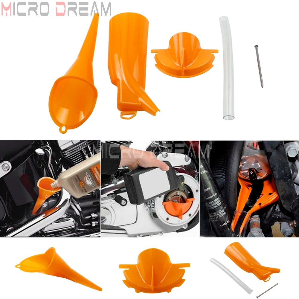 Primary Case Oil Fill Funnel DripFree Oil Filter Funnel For Harley