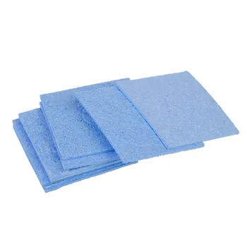 

10Pcs 60 x 60mm Blue Solder Cleaning Sponge For Soldering Iron Tip