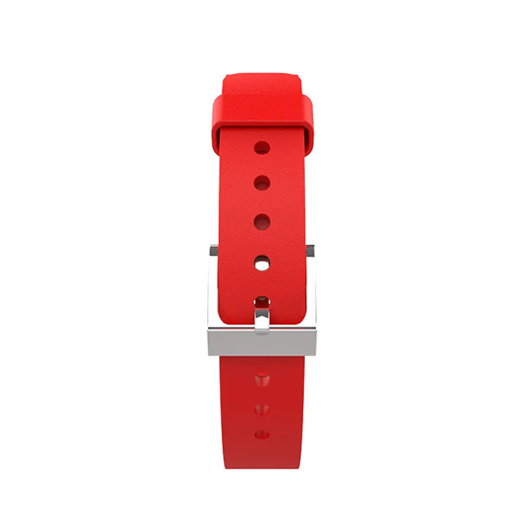 Для Xiaomi Mi ремешок 4 сменный кожаный браслет ремешок+ металлический чехол Модный тонкий ремешок подарок унисекс Одноцветный ремешок для часов красный