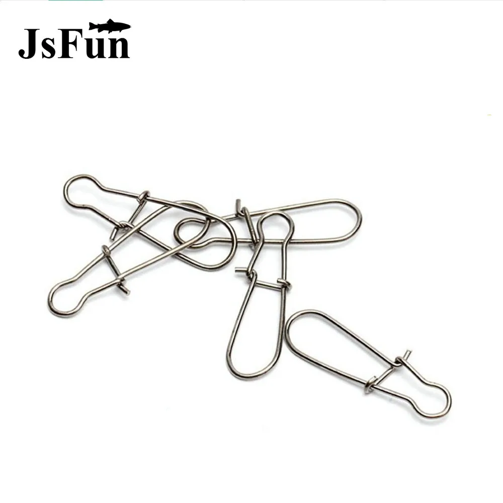 JSFUN 100 шт. рыболовные снасти с крючками из нержавеющей стали вертлюжные защитные