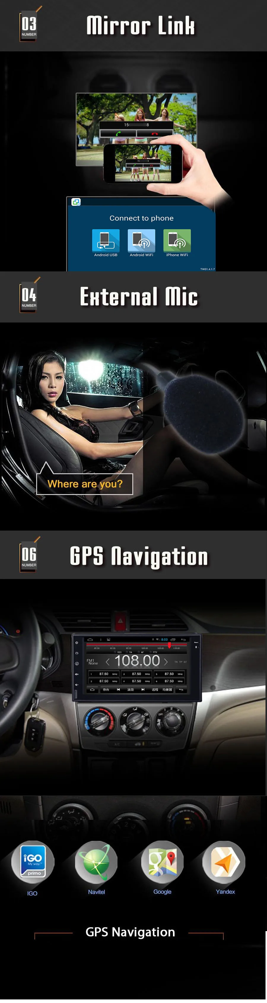 Clearance 2din 7 inch Android 8.01 HD full touch screen Quad core Car DVD(no) Player autoradio 4G video GPS navi system universal 6 Clearance 2din 7 inch Android 8.01 HD full touch screen Quad core Car DVD(no) Player autoradio 4G video GPS navi system universal 6